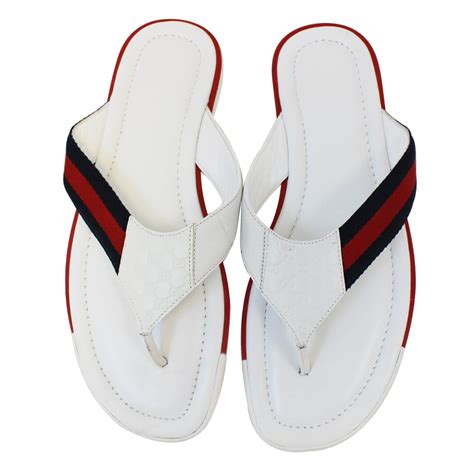 gucci flip flops white boy|Gucci Flip Flops for cheap.